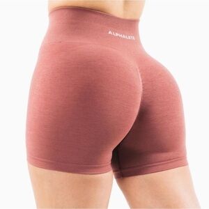 Alphalete Amplify Shorts Small Rose